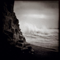 Vik Beach Stormy Sea