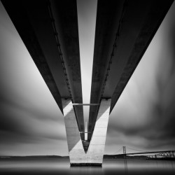 Beneath the Queensferry Crossing