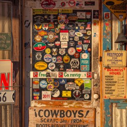 Hackberry General Store Door