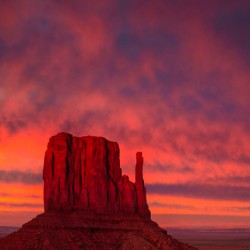 Last Light in Monument Valley