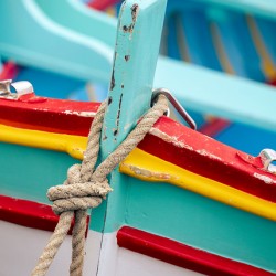 Maltese Luzzu Boat Tie