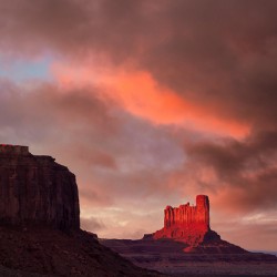 Sunset in Monument Valley
