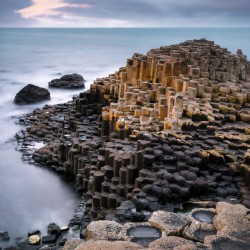 Giants Causeway Sunset