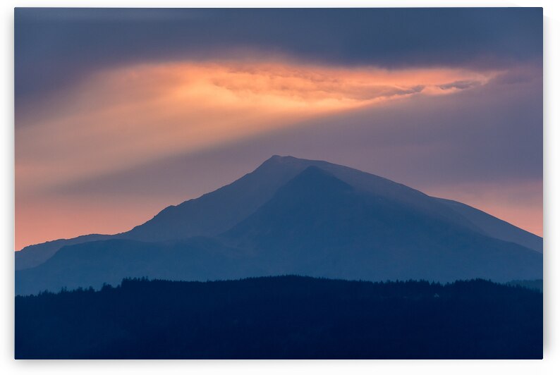 Last Light Over Snowdonia by Dave Bowman