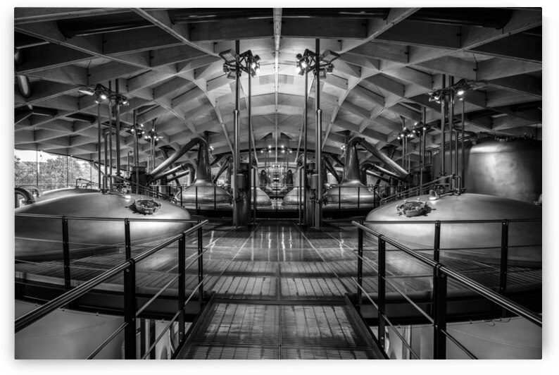 Scottish Whisky Distillery - Black and White Edition by Dave Bowman