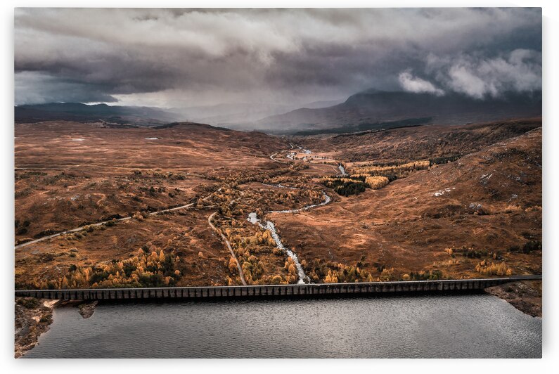 Cluanie Dam by Dave Bowman