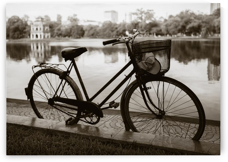 Bicycle by Hoan Kiem Lake by Dave Bowman