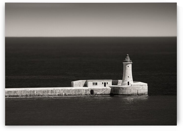 Sunlight on St Elmo Breakwater by Dave Bowman
