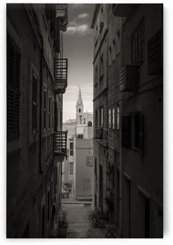 Backstreets of Valletta by Dave Bowman