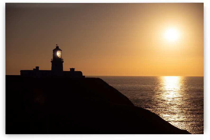 Strumble Head Silhouette by Dave Bowman