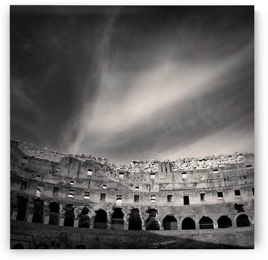 Inside the Roman Colosseum by Dave Bowman