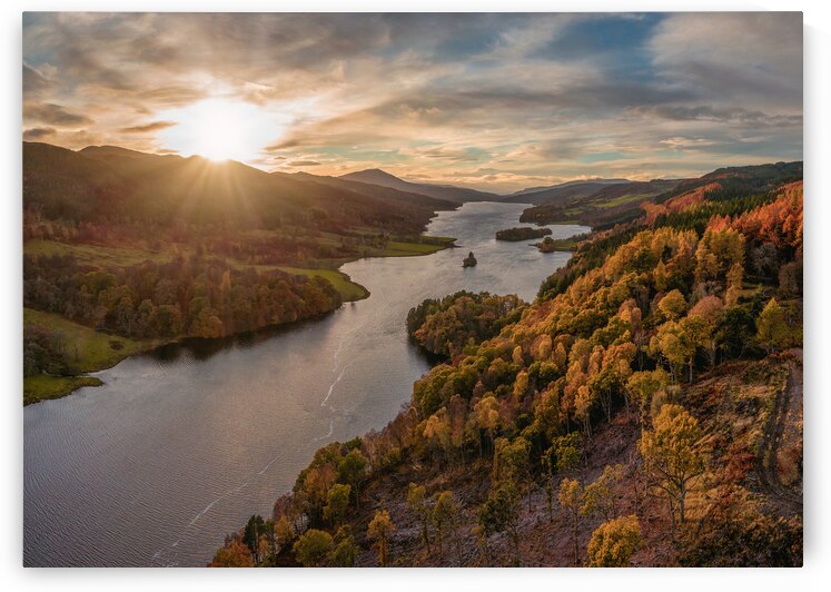 Loch Tummel Sunset by Dave Bowman