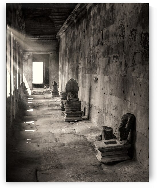 Angkor Temple Corridor by Dave Bowman