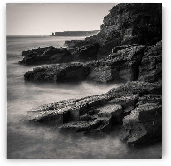 Auchmithie Coastline by Dave Bowman