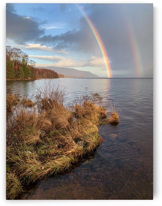 Loch Rannoch Rainbow by Dave Bowman