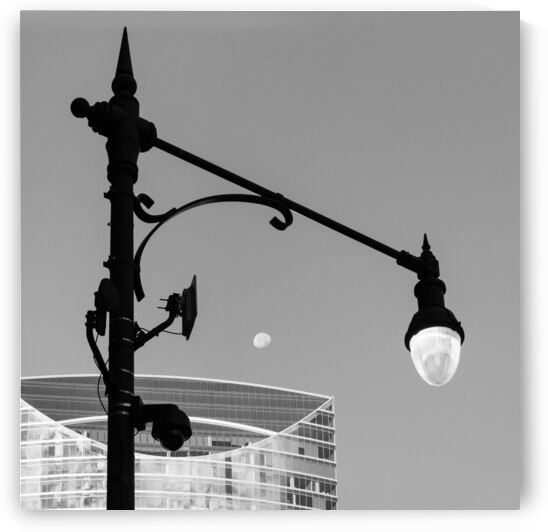 Moon Over River Point by Dave Bowman