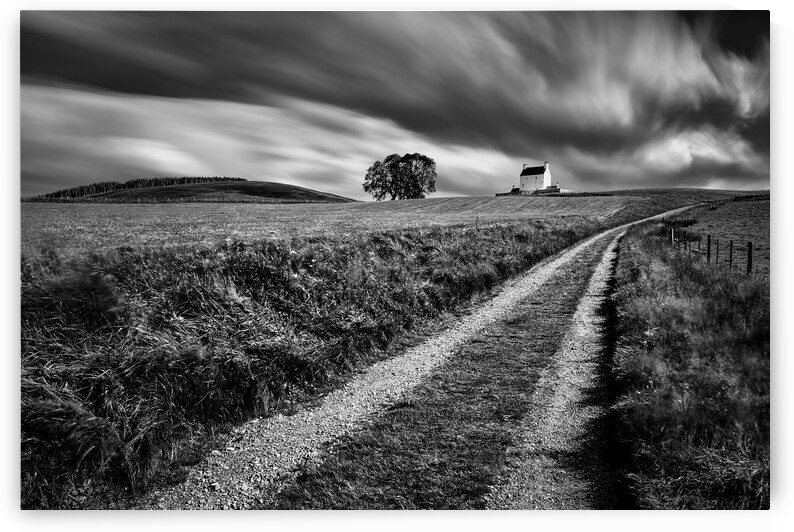 Tracks to Corgarff Castle by Dave Bowman