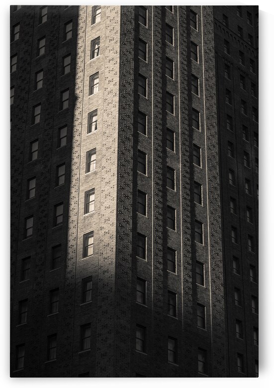 Sunlight on the Allerton Hotel by Dave Bowman