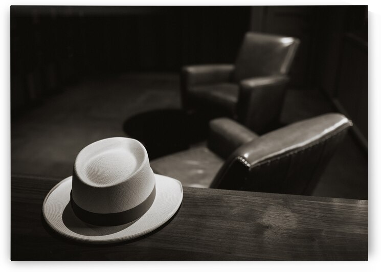 Panama Hat and Chairs by Dave Bowman