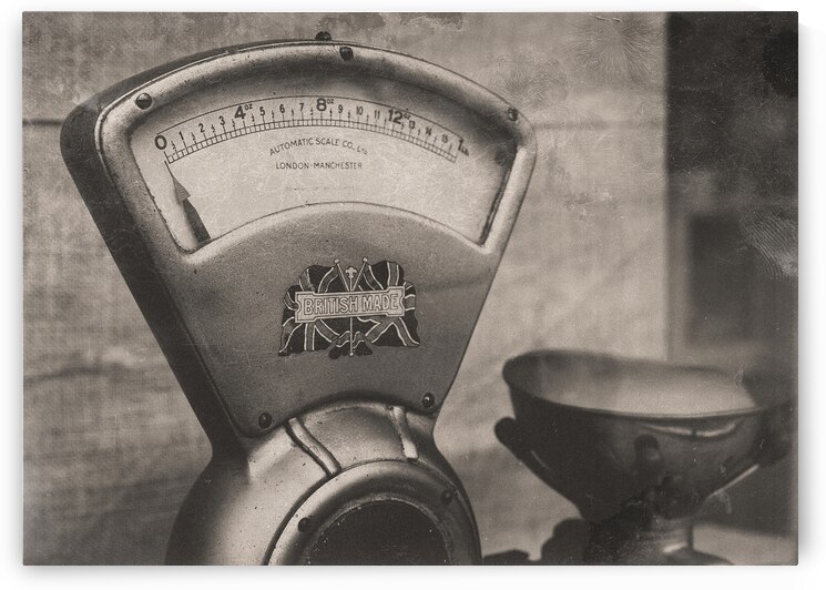 Vintage Weighing Scale by Dave Bowman