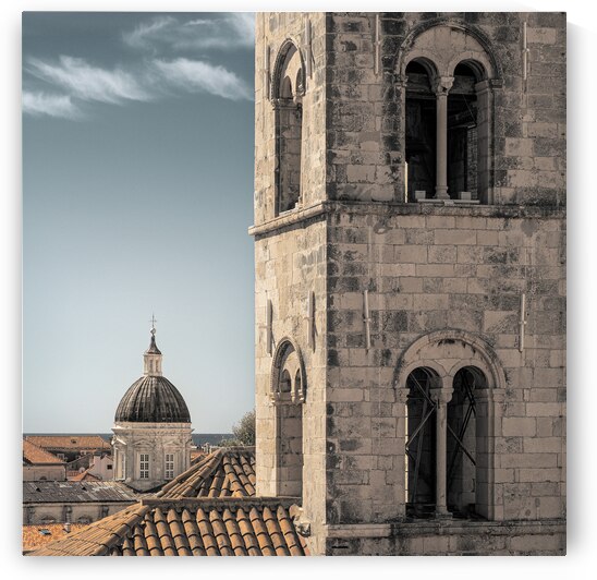 Dubrovnik Cathedral and Old Town by Dave Bowman