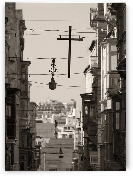 Valletta Street Cross by Dave Bowman