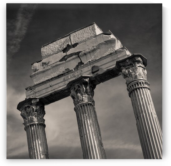 Roman Forum Pillars by Dave Bowman