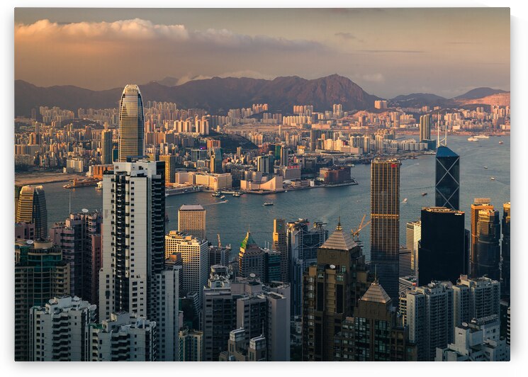 Hong Kong Sunset by Dave Bowman