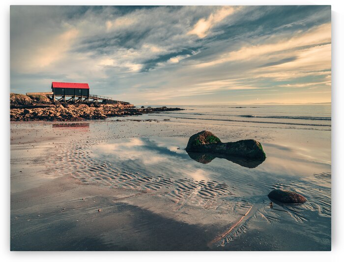 Dunaverty Beach and Lifeboat Station by Dave Bowman