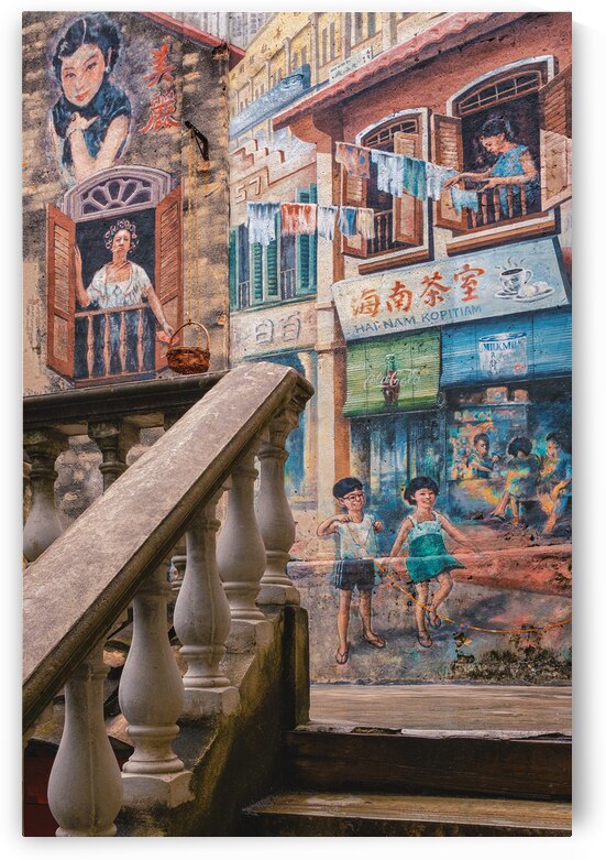 Kwai Chai Hong Mural by Dave Bowman