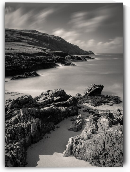 West Barra Coastline by Dave Bowman