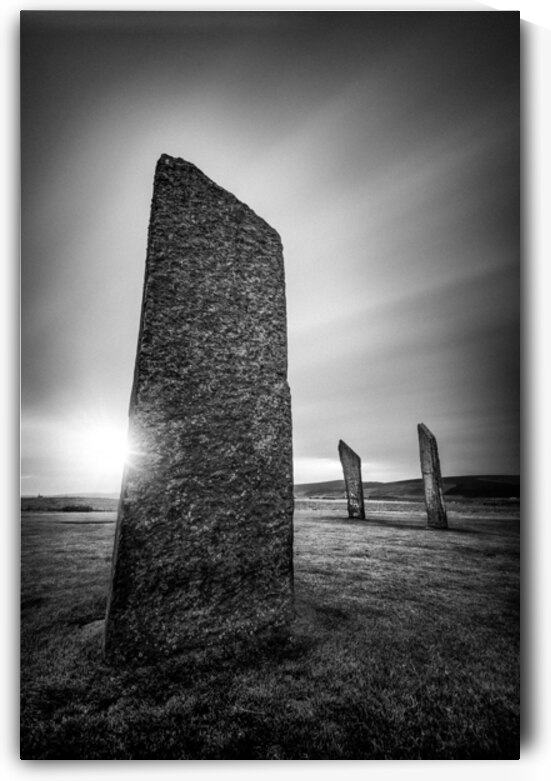 Standing Stones of Stenness by Dave Bowman