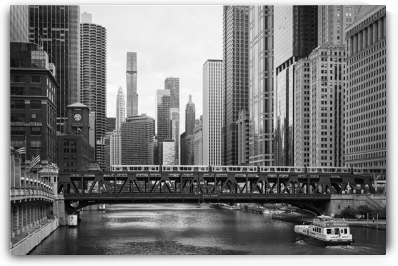 Wells Street Bridge by Dave Bowman