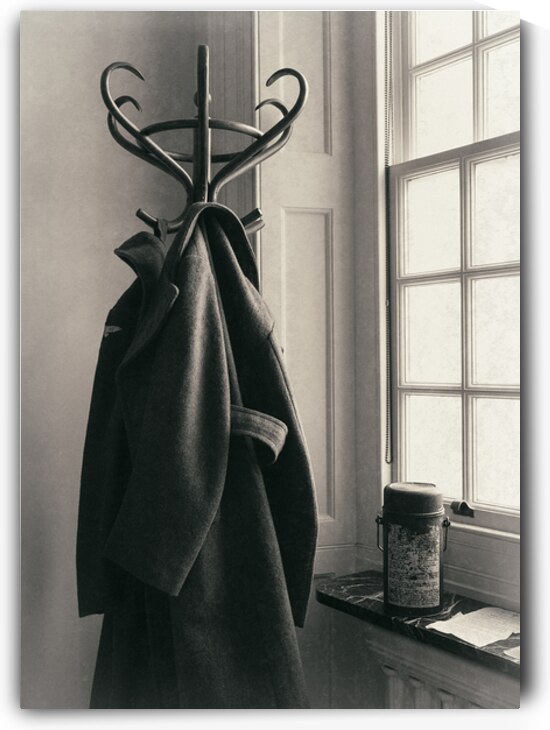 WW2 RAF Greatcoat and Thermos Flask by Dave Bowman