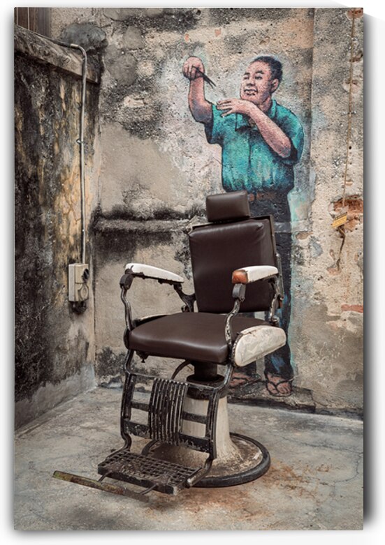 Street Barber by Dave Bowman