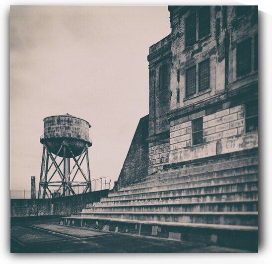 Alcatraz Recreation Yard by Dave Bowman