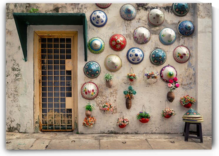 Ipoh Hats and Blooms by Dave Bowman