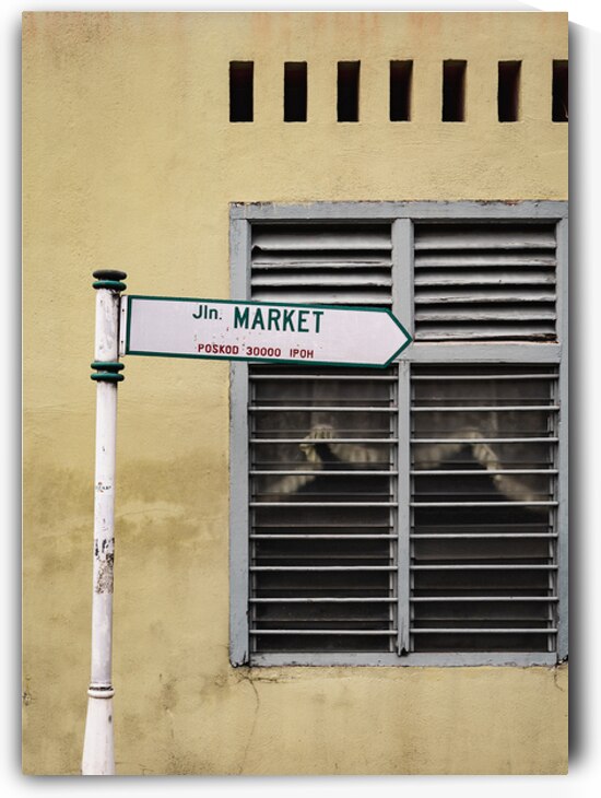 Ipoh Market Street Sign by Dave Bowman