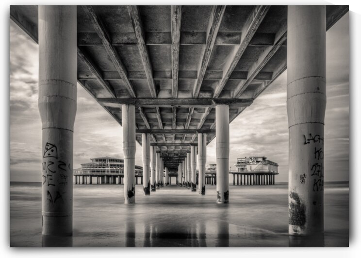 Beneath Scheveningen Pier by Dave Bowman
