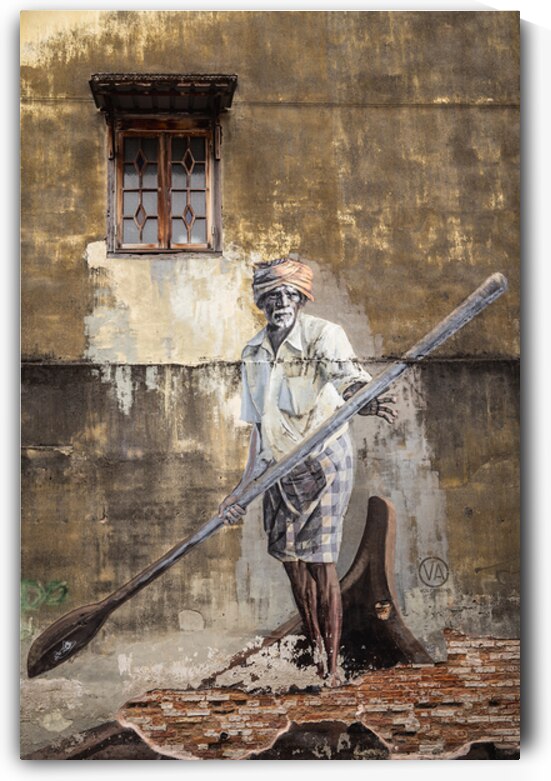 The Indian Boatman by Dave Bowman