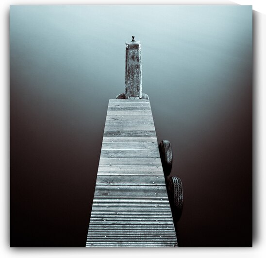 Two Tyres and a Jetty by Dave Bowman