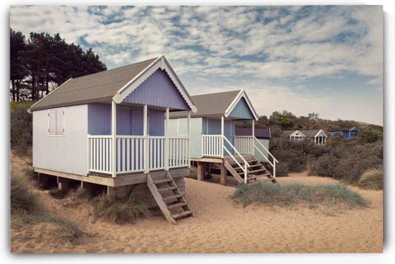 Hunstanton Beach Huts by Dave Bowman