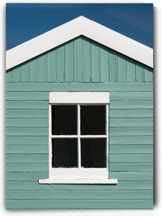 Beach Hut Window by Dave Bowman