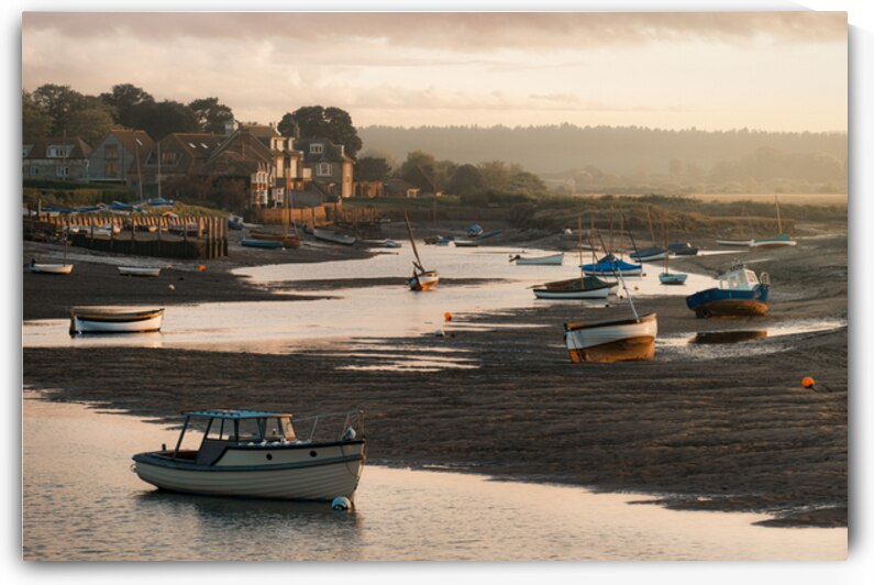 Burnham Overy Staithe Sunset by Dave Bowman