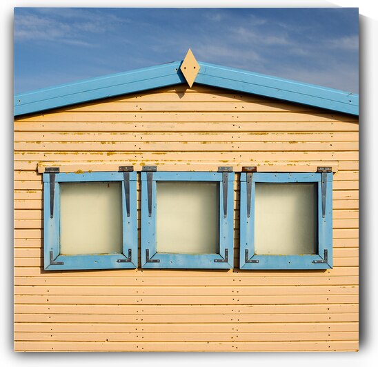 Three Blue Windows by Dave Bowman