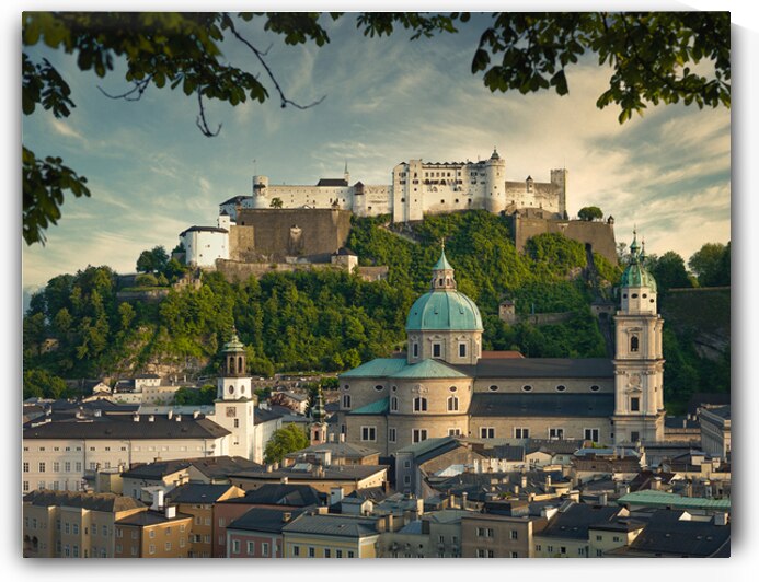 Hohensalzburg Fortress by Dave Bowman