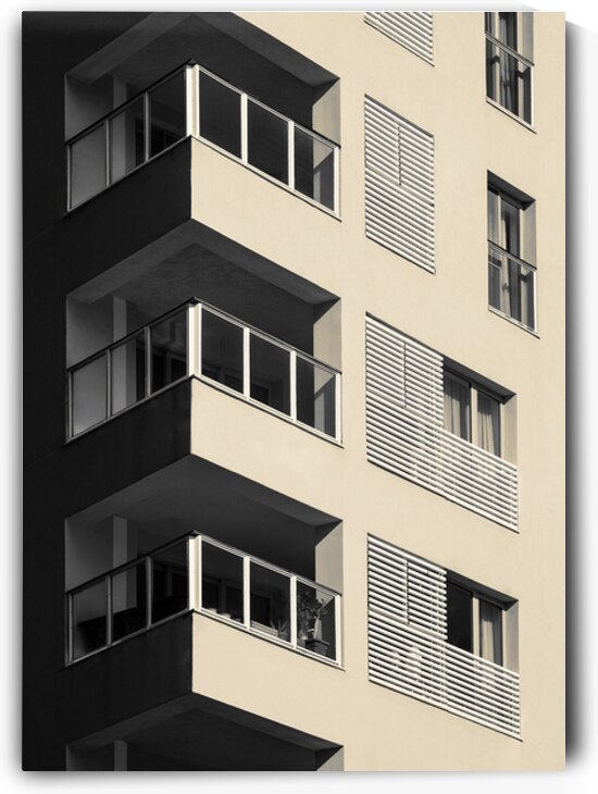 Apartment Balconies by Dave Bowman