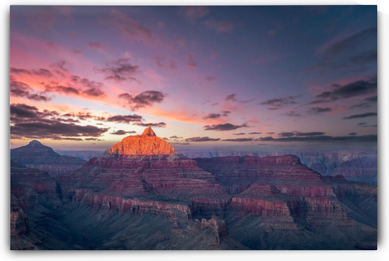 Red Peak Sunset by Dave Bowman