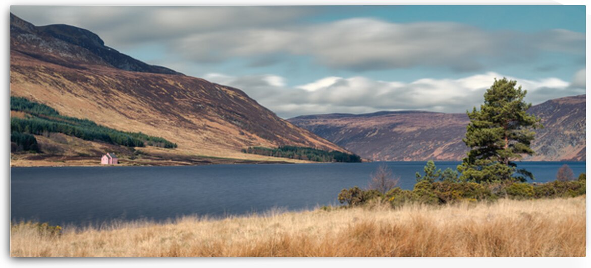 Loch Glass Panorama by Dave Bowman