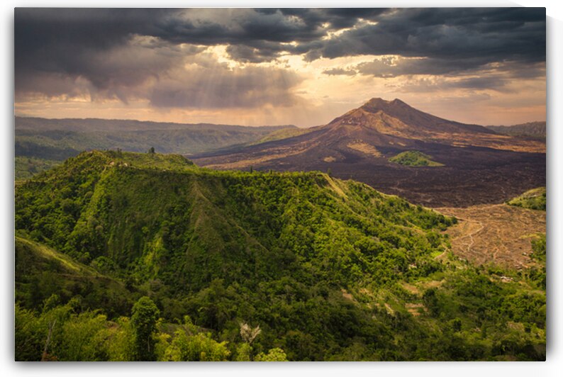 View towards Mount Merapi by Dave Bowman